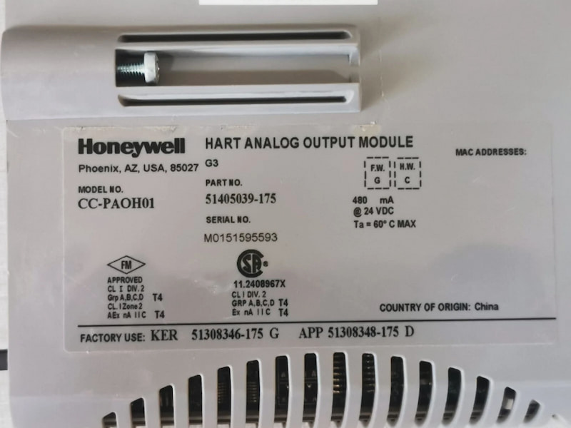 Honeywell CC-PAOH01(51405039-175)