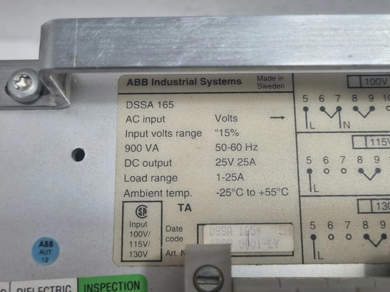 ABB DSSA165 48990001-LY