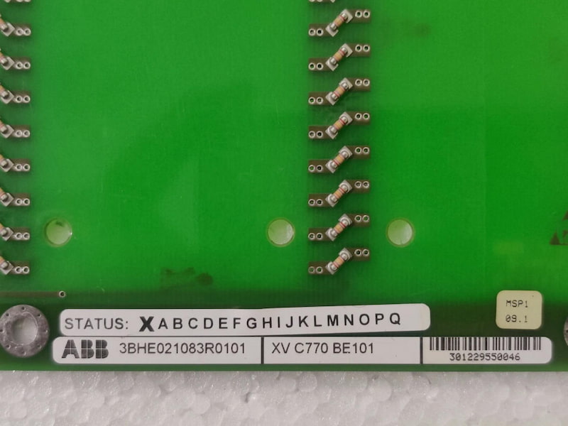 ABB XVC770BE101 3BHE021083R0101 ABB XVC770BE101 3BHE021083R0101